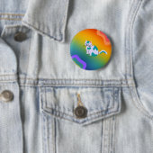 Button regenboogkat (In situ)