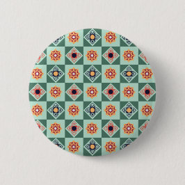 Button  Retro Patroon