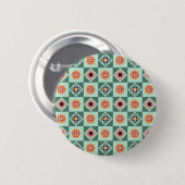 Button Retro Patroon (Voorkant /achterkant)