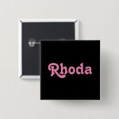 Button Rhoda (Voorkant /achterkant)