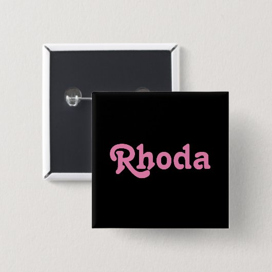 Button Rhoda (Voorkant /achterkant)