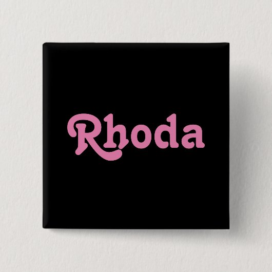 Button Rhoda (Voorkant)