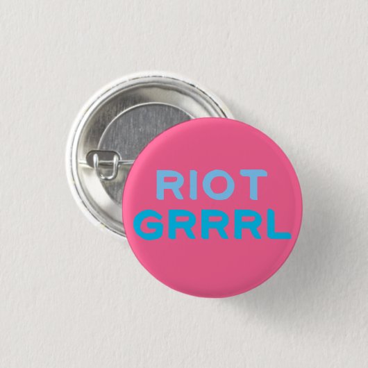 Button "Riot Grrl" (Voorkant /achterkant)