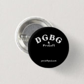 Button - Rock Design - DGBG & ProLeft (Voorkant /achterkant)
