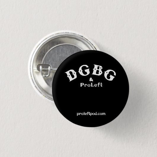 Button - Rock Design - DGBG & ProLeft (Voorkant /achterkant)