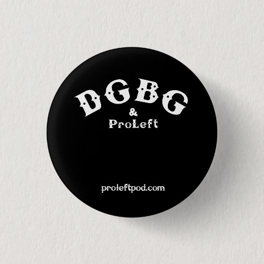 Button - Rock Design - DGBG & ProLeft (Voorkant)