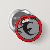Button rode gordel (Voorkant /achterkant)