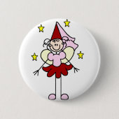 Button rode/roze prinses (Voorkant)