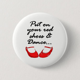 Button - Rode schoenen
