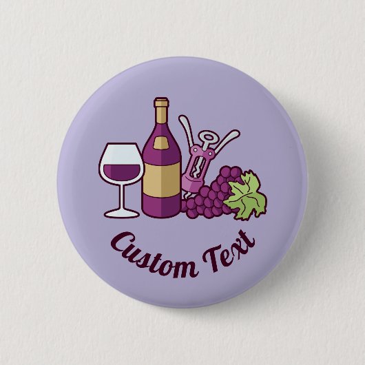 Button rode wijn (Voorkant)