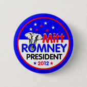 Button Romney 2012 (Voorkant)