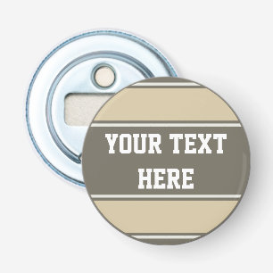 BUTTON ROND snijdt zandsteen en uw idee Flesopener