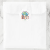 Button Ronde Sticker (Tas)