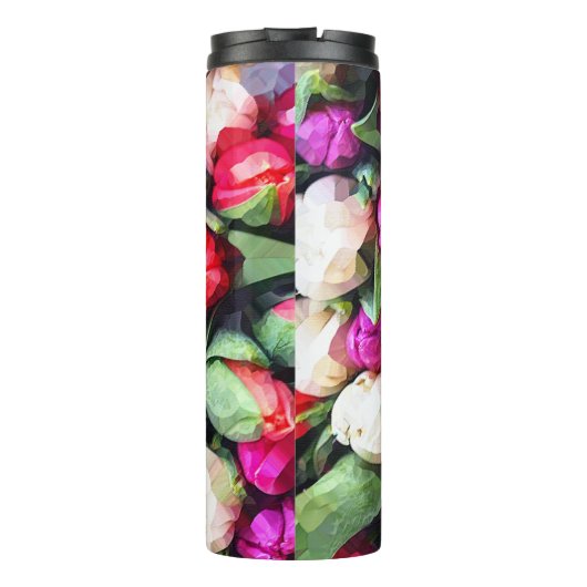 BUTTON ROSES THERMOSBEKER (Achterkant)