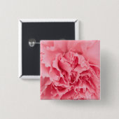 Button roze anjer dicht bij (Voorkant /achterkant)