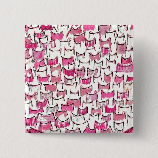Button roze kattenoorten (Voorkant)