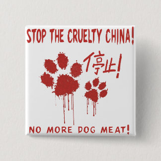 Button "Ruwe vrijheid voor onze vrienden": China