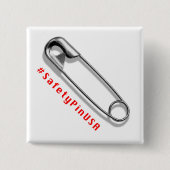 Button "Safety Pin USA Campaign" (Voorkant)
