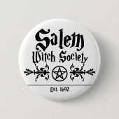 Button Salem Witches Society (Voorkant)
