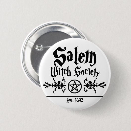 Button Salem Witches Society (Voorkant /achterkant)