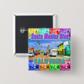 Button "Santa Monica Blvd 3" (Voorkant /achterkant)
