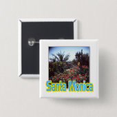 Button "Santa Monica Garden" (Voorkant /achterkant)