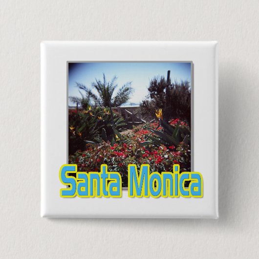 Button "Santa Monica Garden" (Voorkant)