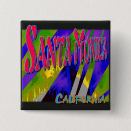 Button "Santa Monica Night Palms"