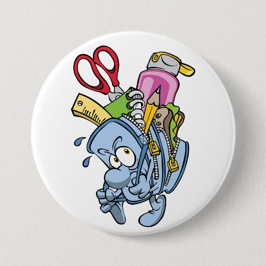 Button schoolbenodigdheden (Voorkant)