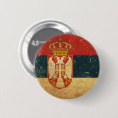 Button Servië-vlag (Voorkant /achterkant)