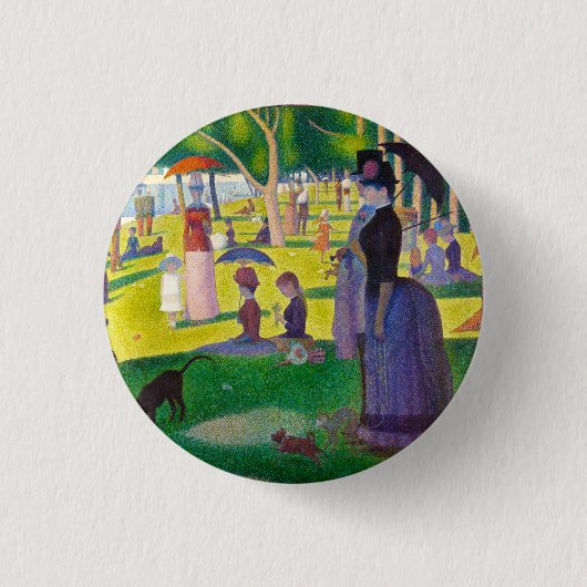 Button Seurat La Grande Jatte (Voorkant)