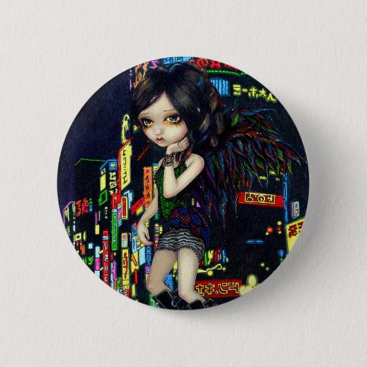 Button "Shinjuku Angel" (Voorkant)
