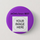 Button Sjabloon Het museum Zazzle Gifts (Voorkant)