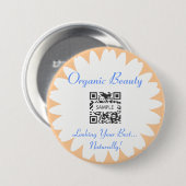 Button Sjabloon Organic Beauty (Voorkant /achterkant)