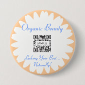 Button Sjabloon Organic Beauty (Voorkant)