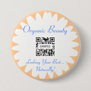 Button Sjabloon Organic Beauty