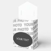 Button Sjabloon voor uw eigen foto, Afbeelding, te Bedankdoosjes (Geopend)