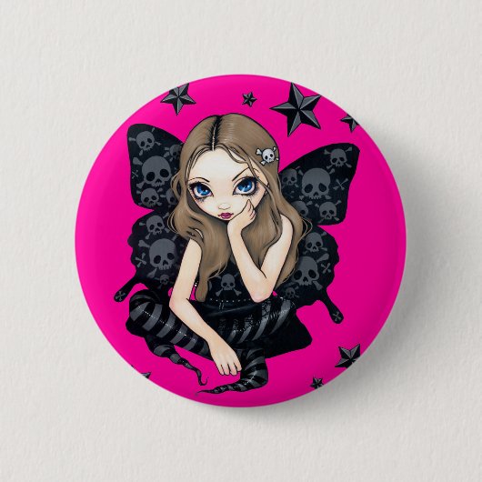 Button "Skulls and Stars" (Voorkant)