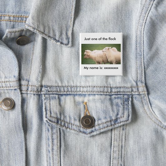 Button - Slechts één van de kuddes (In situ)