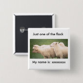 Button - Slechts één van de kuddes (Voorkant /achterkant)