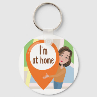 Button Sleutelhanger