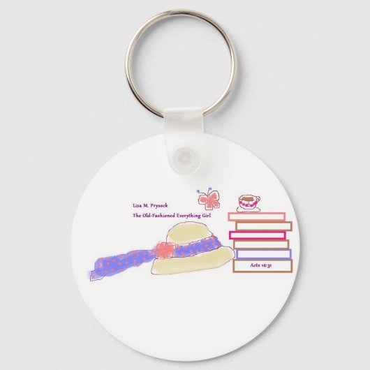 Button Sleutelhanger voor boekovers! (Voorkant)