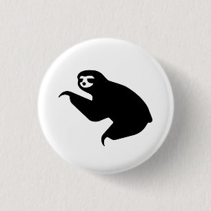 Button "Sloth" Pictogram