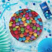 Button Snoep Papieren Bordje (Feest)