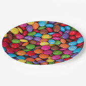 Button Snoep Papieren Bordje (Gekanteld)