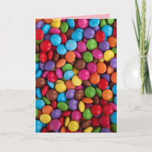 Button Snoep wenskaart Kaart