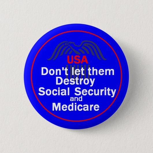 Button sociale zekerheid (Voorkant)