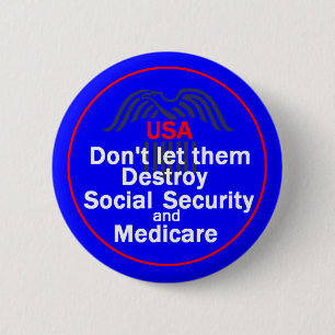 Button sociale zekerheid