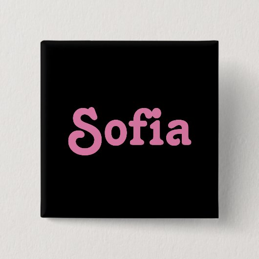 Button Sofia (Voorkant)
