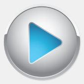 BUTTON SPELEN RONDE STICKER (Voorkant)